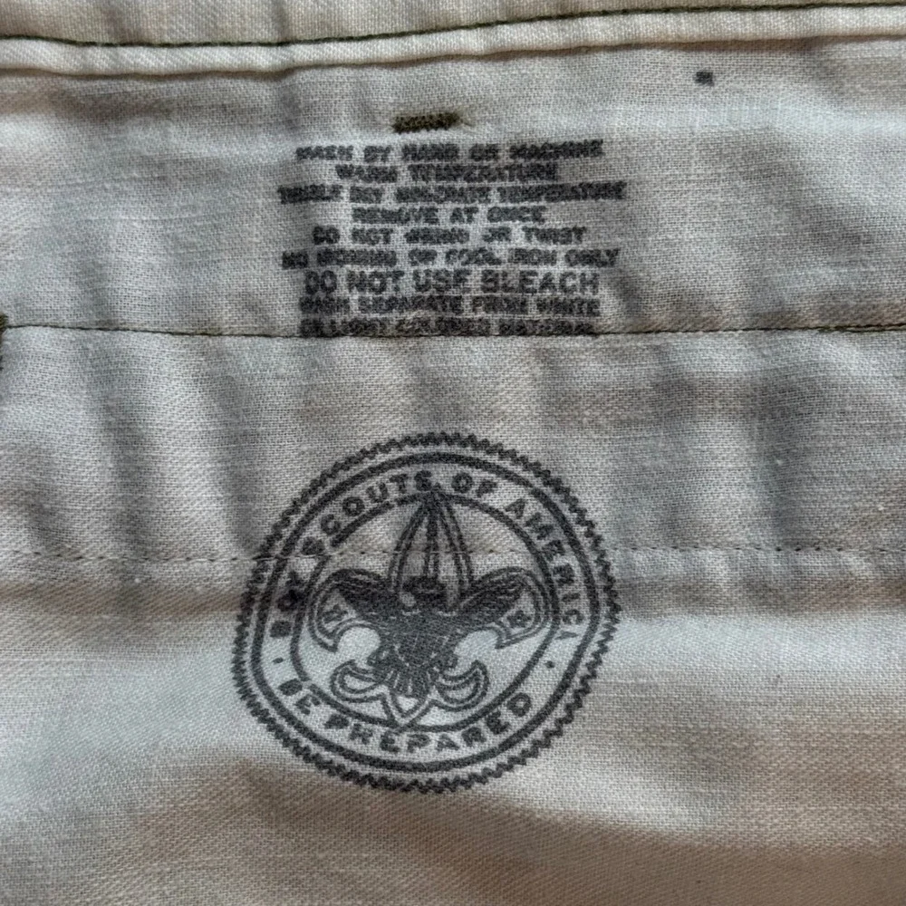 Boy Scouts of America 60s Uniform Blank Shirt & Pants Khaki Cotton‎ Poly Mens M